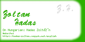 zoltan hadas business card